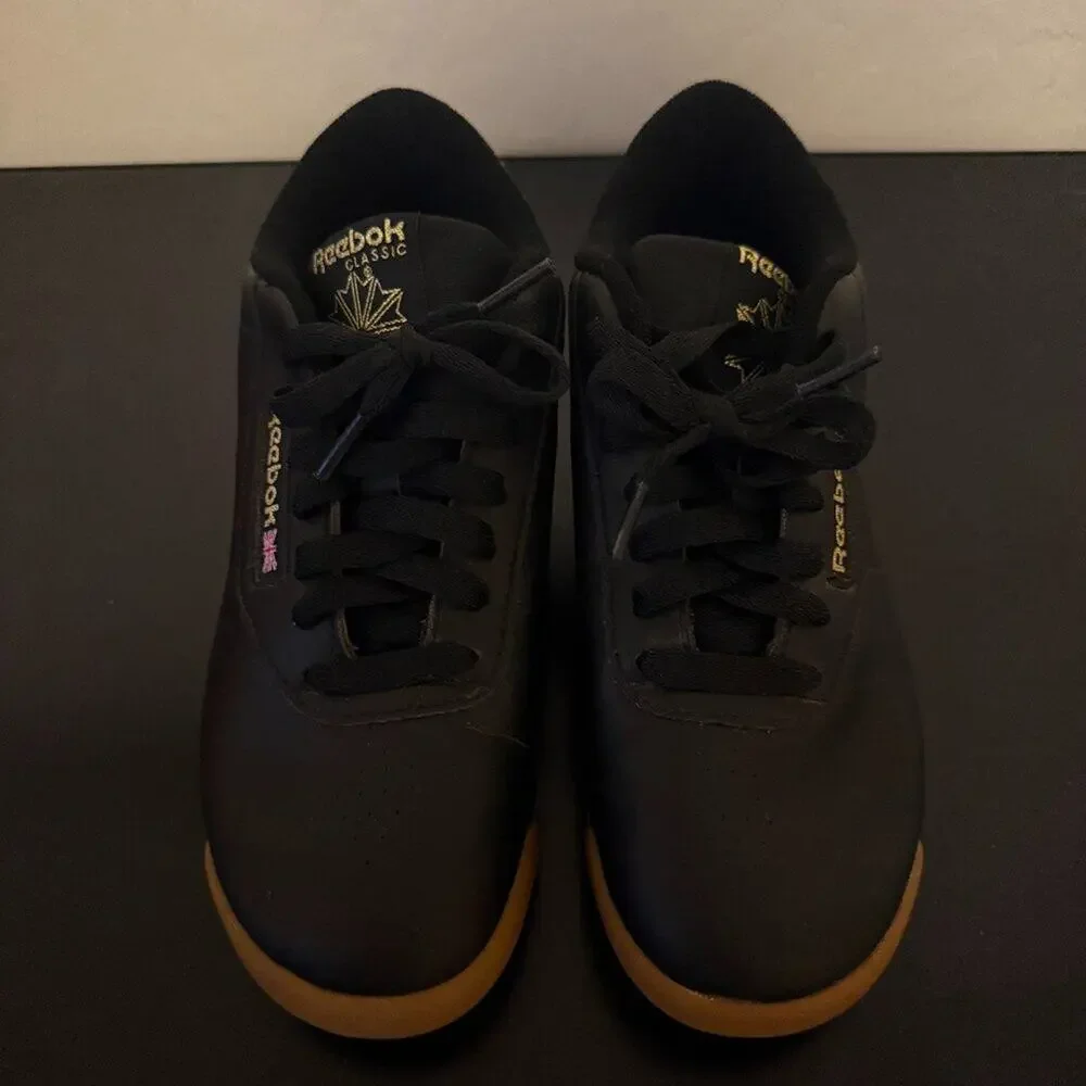 Reebok Women's Princess Shoes - Black with Gum Sole